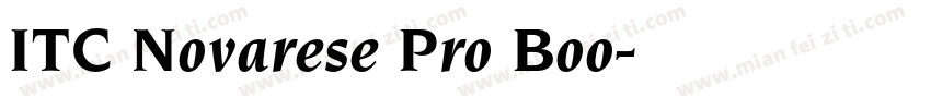 ITC Novarese Pro Boo字体转换
